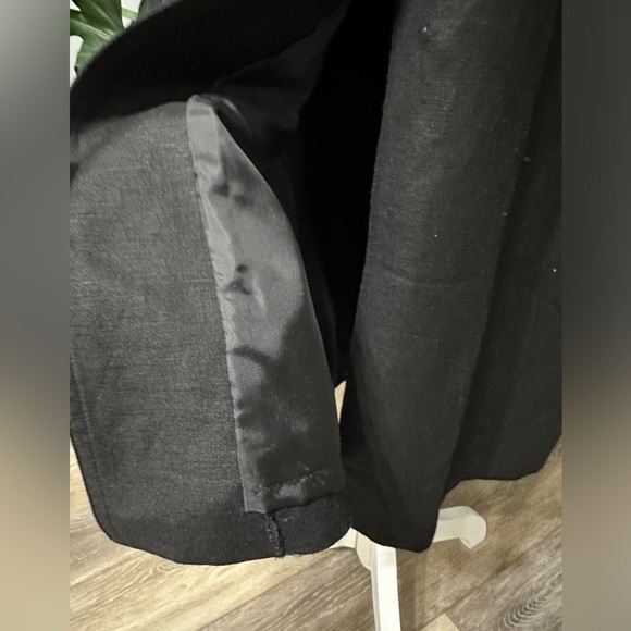 🛍️Positive Attitude petite black button down dress with removable belt size P6 - Picture 2 of 9